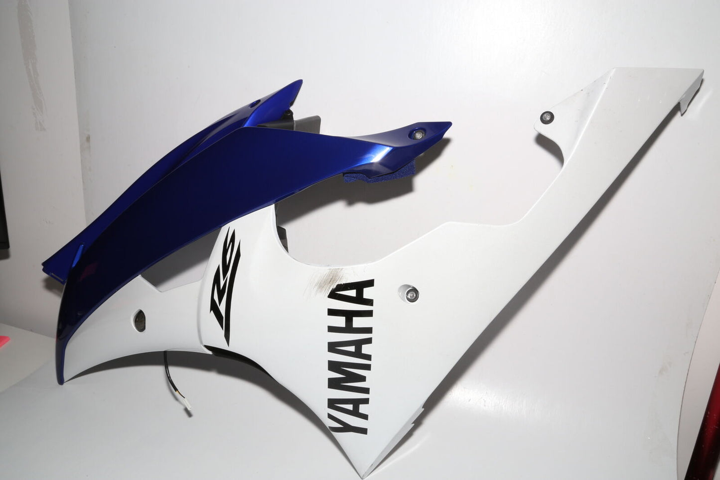 08-16 Yamaha Yzf R6 Right Lower Mid Upper Side Fairing Cowl OEM