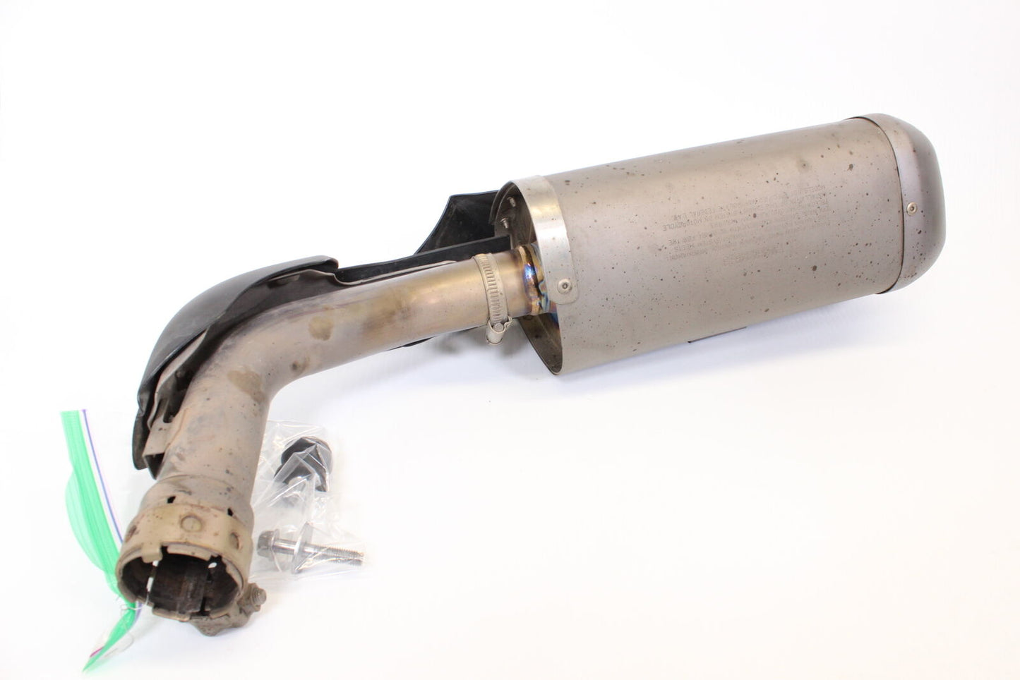 2009-2014 Yamaha Yzf R1 Left Exhaust Pipe Muffler Slip On Can Silencer OEM NICE