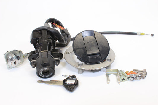 06-16 Suzuki Gsxr750 600 1000 Ignition Lock Key Set W/ Gas Cap And Seat Lock OEM
