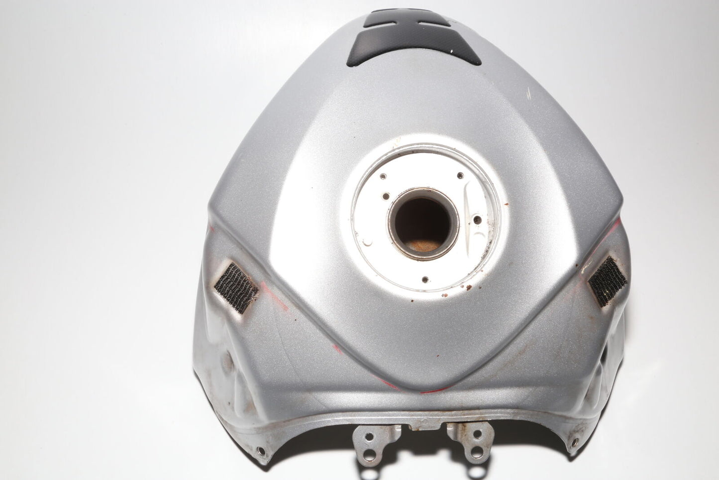 06-07 Suzuki Gsxr600 GSXR750 Gas Tank Fuel Cell Petrol Reservoir SILVER OEM