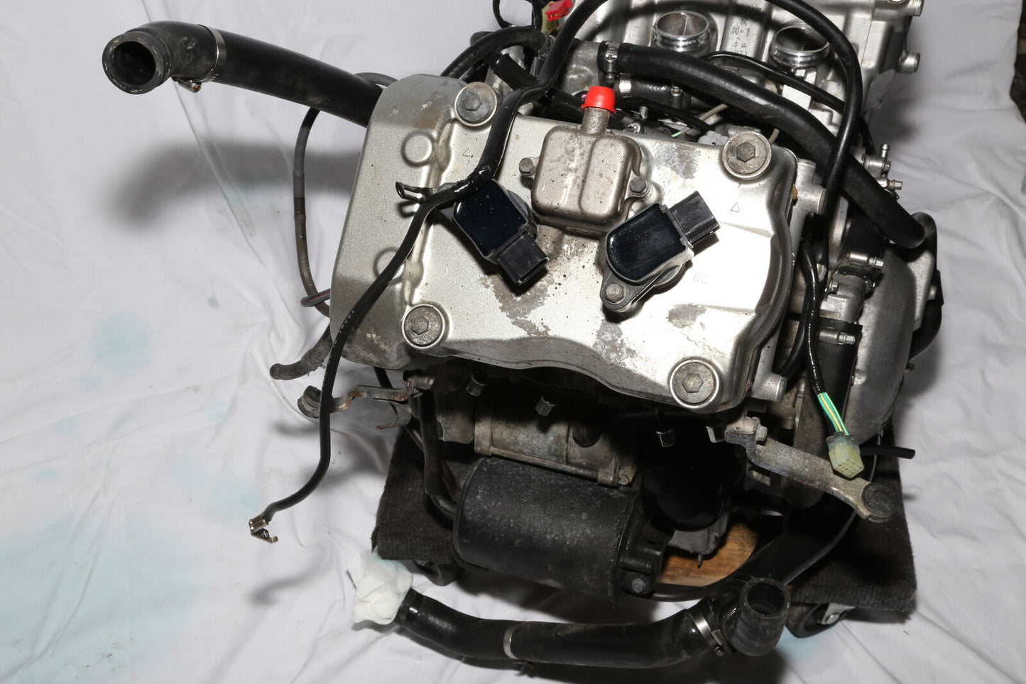 02-09 (07) Honda Interceptor 800 Vfr800 Engine Motor RUNNING MOTOR *SEE VIDEO