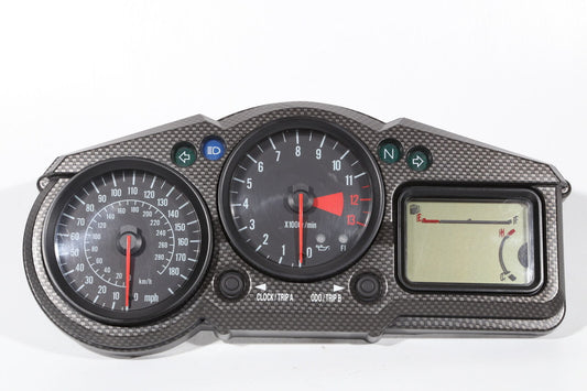 02-05 Kawasaki Ninja Zx12r Zx1200b Speedo Tach Gauges Cluster Speedometer OEM