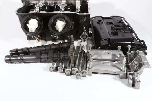 17-19 Kawasaki Ninja 650 Engine Top End Cylinder Head Complete OEM 2 BENT VALVES