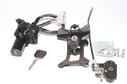 08-12 Kawasaki Ninja 250r Ignition Lock Key Seat Lock w/Key OEM (NO GAS CAP)