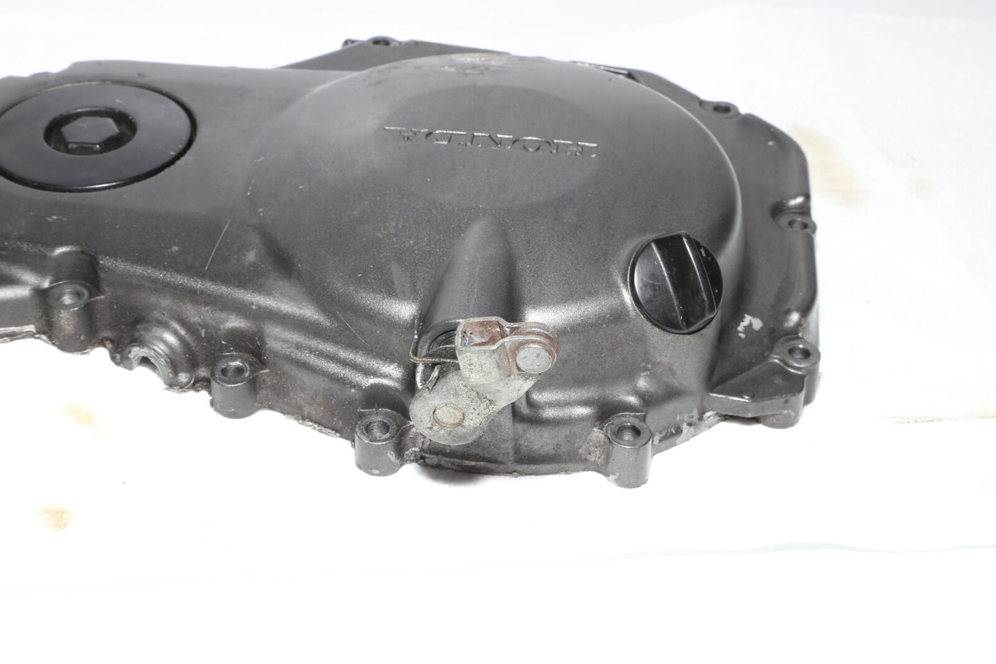 2000-2001 Honda Cbr929rr Clutch Side Engine Motor Cover w/Bolts OEM