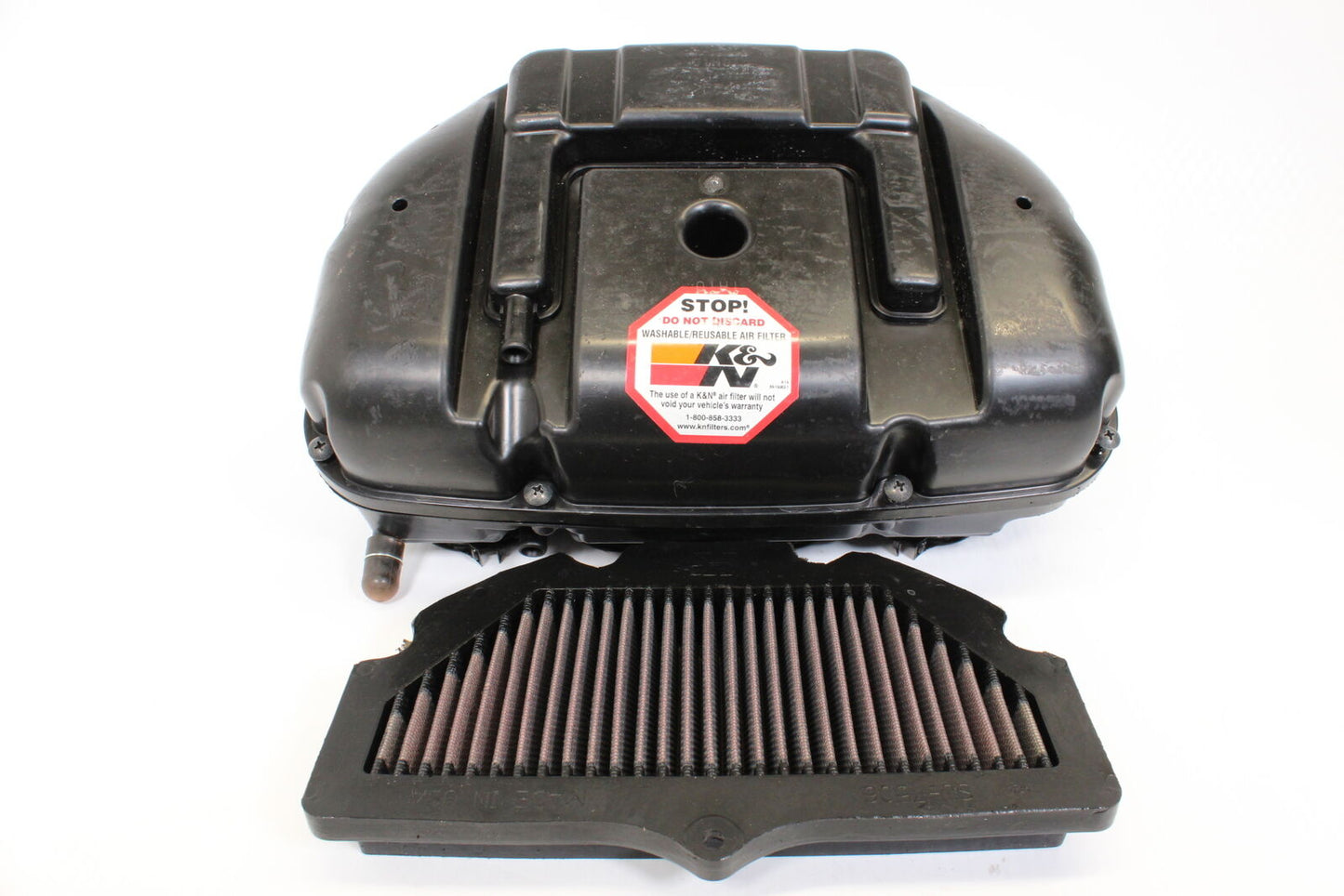 06-09 Suzuki Gsxr600 Airbox Air Intake Filter Box w/K&N Air Filter