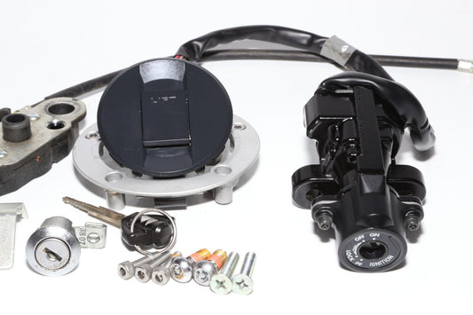 06-22 Suzuki Gsxr600 750 1000 Ignition Lock Key Set W/ Gas Cap And Seat Lock OEM